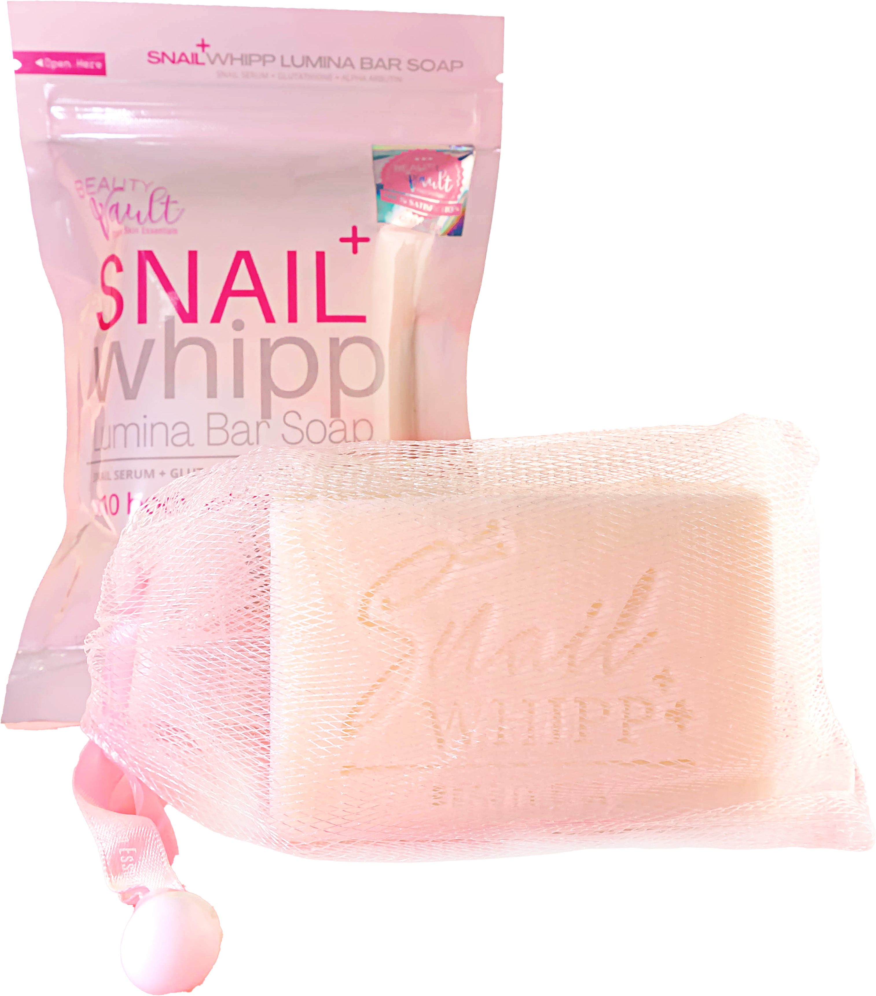 Beauty Vault Snail Whipp Lumina Bar Soap